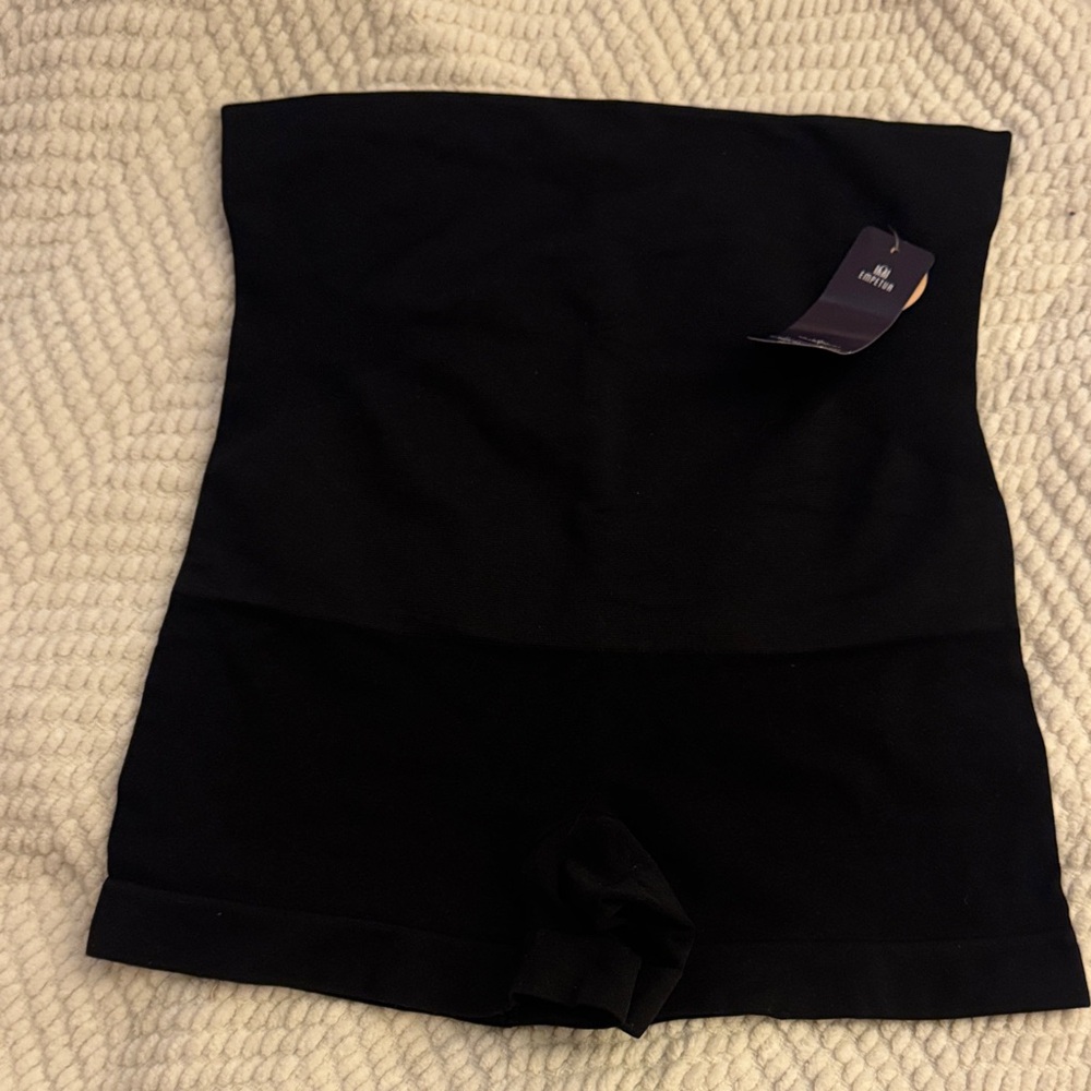 Black High-Waisted Shapewear Shorts